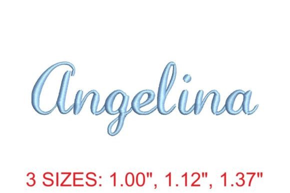 Angelina Embroidery Font: A Touch of Elegance in Every Stitch