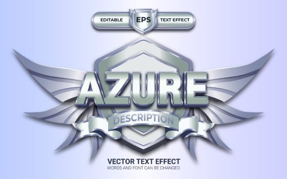 Azure Logo or Badge with Text Effect: A Powerful Tool for Modern Designers and Marketers