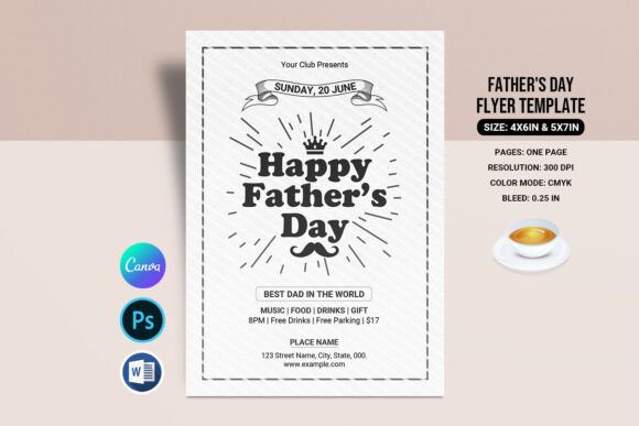 Father’s Day Party Flyer: A Simple Solution for a Memorable Celebration