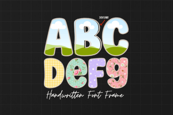 Pearl Font Alphabet Canva Frame Template: A Creative Tool for Designers and Content Creators