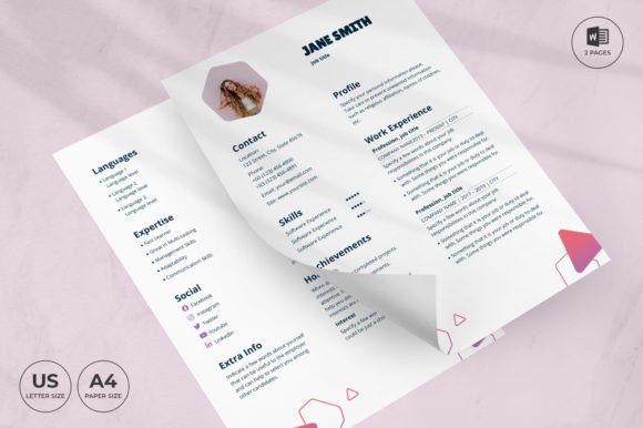 Pet Grooming Care Resume Template CV