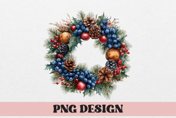 Watercolor Christmas Garland: A Versatile and Artistic Holiday Decor Option